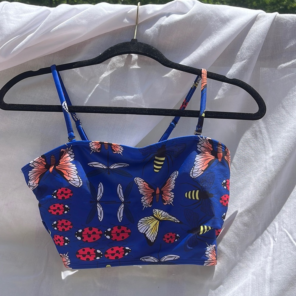Bandeau bikini top